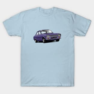 Ford Escort Mk 1 in purple velvet T-Shirt